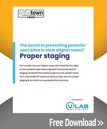 The Secret to Preventing Posterior Open Bites in Clear Aligner Cases? Proper Staging.